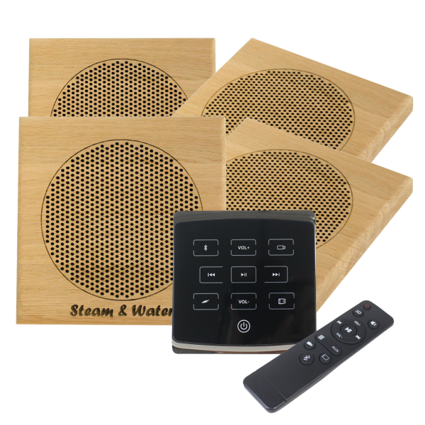 Комплект акустической системы SW 4 Black ECO Wood, квадрат (Встраиваемый). Фото № 1
