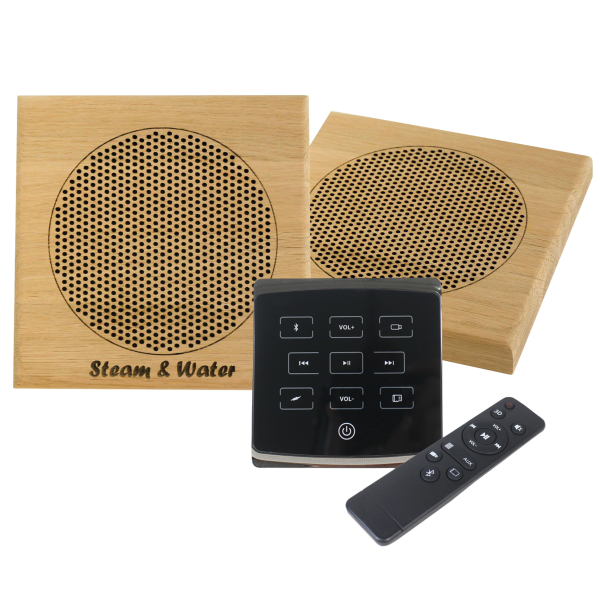 Комплект акустической системы SW 2 Black ECO Wood, квадрат (Встраиваемый). Фото № 1