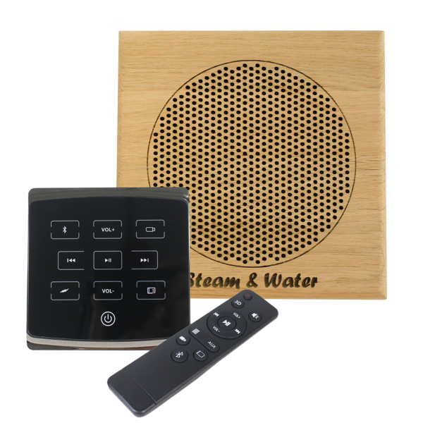 Комплект акустической системы встраиваемый SW 1 Black ECO Wood, квадрат (одна колонка). Фото № 1