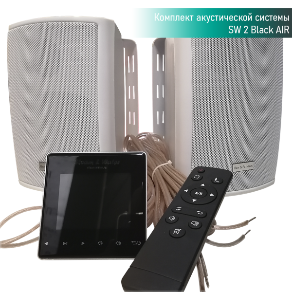 Комплект акустической системы SW 2 Black AIR (Навесной). Фото № 1