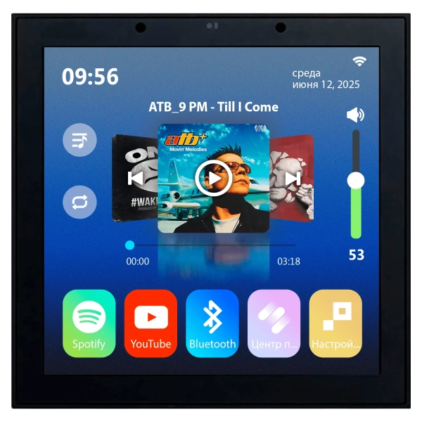 Панель управления музыкой в бане SW SENSOR 2.0 Bluetooth/Wi-Fi. Фото № 1