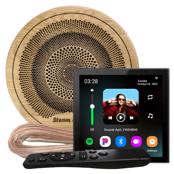 Комплект акустической системы SW Sensor 2.0 Wood WiFi (одна колонка, круг). Фото № 1