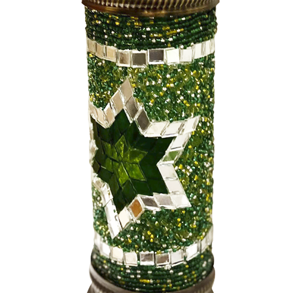 Светильник восточный для хамама SW Cylinder Antik, цилиндр, цвет зелёный. Фото № 4