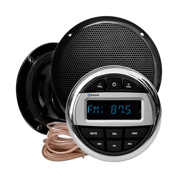 Комплект акустической системы SW AQUA-music-2 Visaton Black (две колонки). Фото № 1