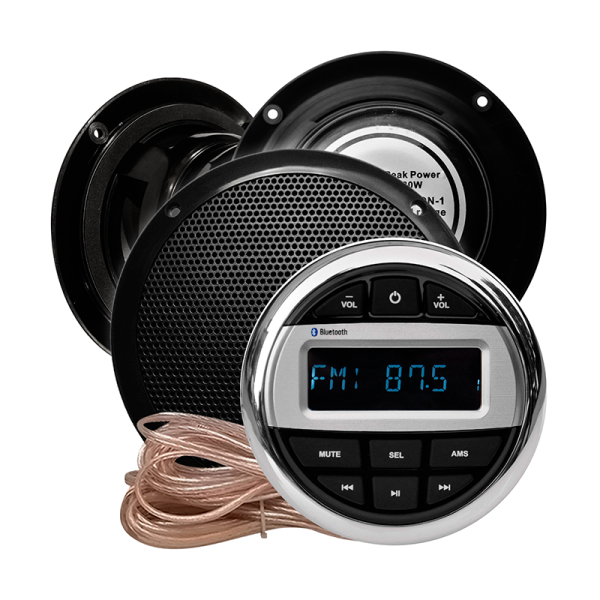Комплект акустической системы SW AQUA-music-3 Visaton Black (три колонки). Фото № 1