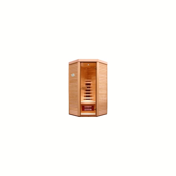Инфракрасная кабина Saunax Infra Classic 1000x1000 (Термо Осина). Фото № 1