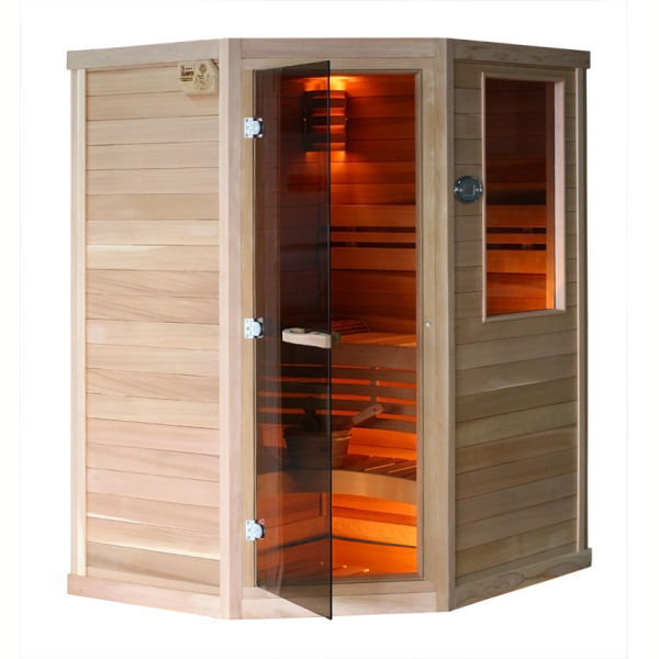 Сауна из кедра SAWO SR01-19737604 1416LAC без оборудования и аксессуаров (1,4м х 1,6м, кедр). Фото № 2