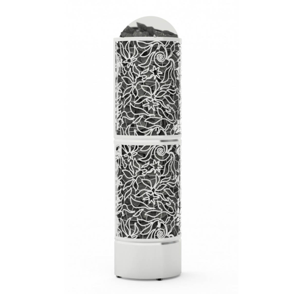 Электрическая печь SAWO DRAGONFIRE Heater King DRFT3-60NS-WL-P-C (6 кВт, выносной пульт, пристенная, нержавейка). Фото № 1