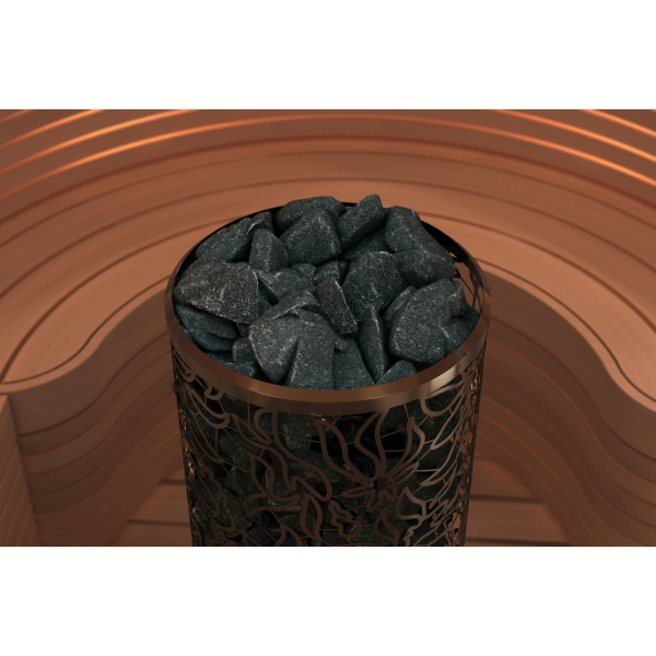Электрическая печь SAWO DRAGONFIRE Heater King DRFT3-60NS-P-C (6 кВт, выносной пульт, нержавейка). Фото № 3
