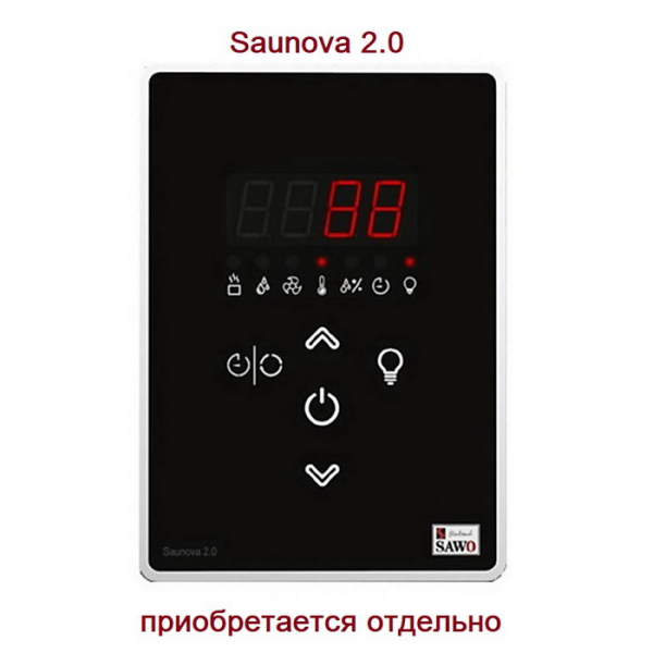 Печь для сауны Sawo Cubos CUB3-60Ni2-P (с блоком, без панели Saunova). Фото № 5