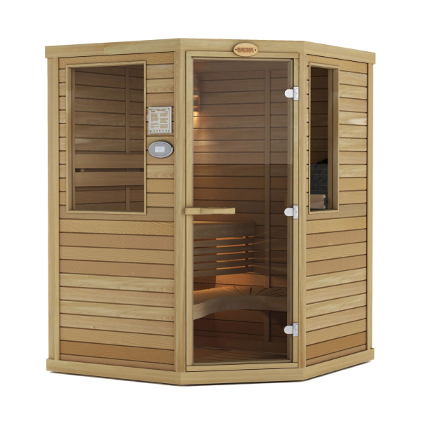 Сауна из кедра SAWO SR01-19717602 1616LAC без оборудования и аксессуаров (1,6м х 1,6м, кедр). Фото № 1