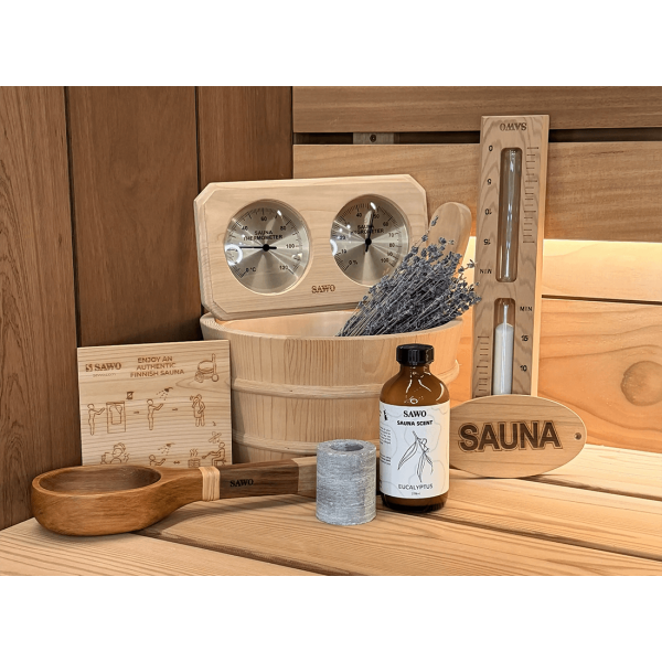 Подарочный набор SAWO ESSENTIAL из кедра. Фото № 1