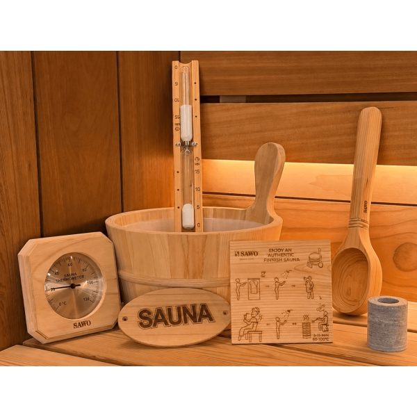 Подарочный набор SAWO TRADITIONAL из кедра. Фото № 1