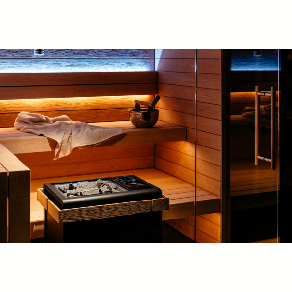 Печь Sentiotec Concept R combi, 9 кВт, антрацит. Фото № 5