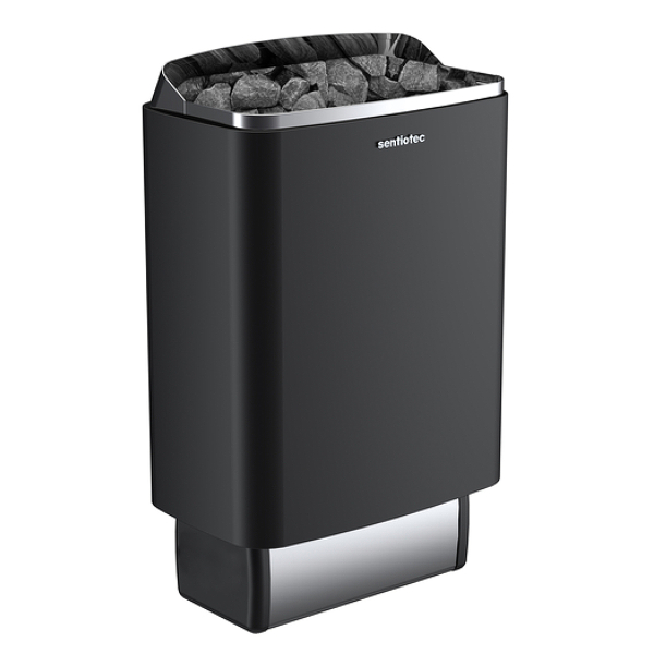 Электрическая печь для сауны Sentiotec 100 series black 4.5 кВт, без пульта. Фото № 1