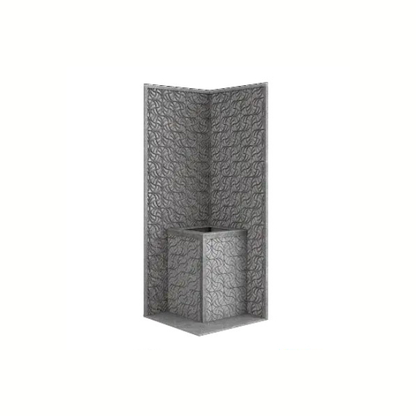 Стена из слэба талькомагнезита Talc Stone wall 64 с гравировкой. Фото № 1