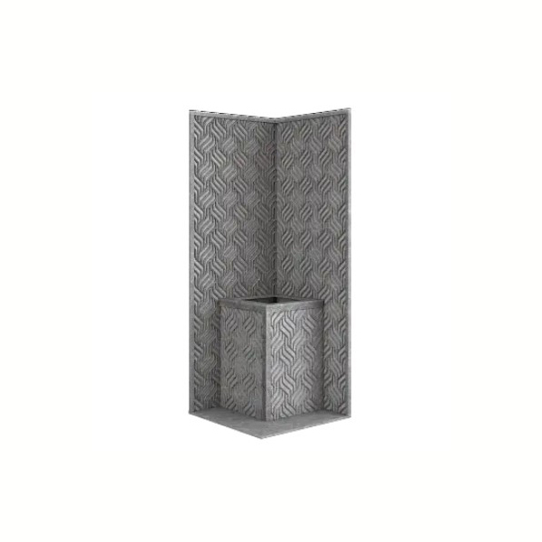 Стена из слэба талькомагнезита Talc Stone wall 61 с гравировкой. Фото № 1