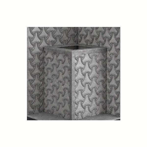 Стена из слэба талькомагнезита Talc Stone wall 59 с гравировкой. Фото № 3