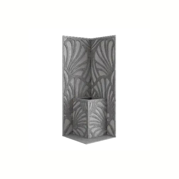 Стена из слэба талькомагнезита Talc Stone wall 74 с гравировкой. Фото № 1