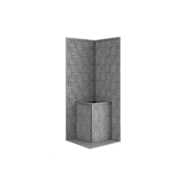Стена из слэба талькомагнезита Talc Stone wall 52 с гравировкой. Фото № 1