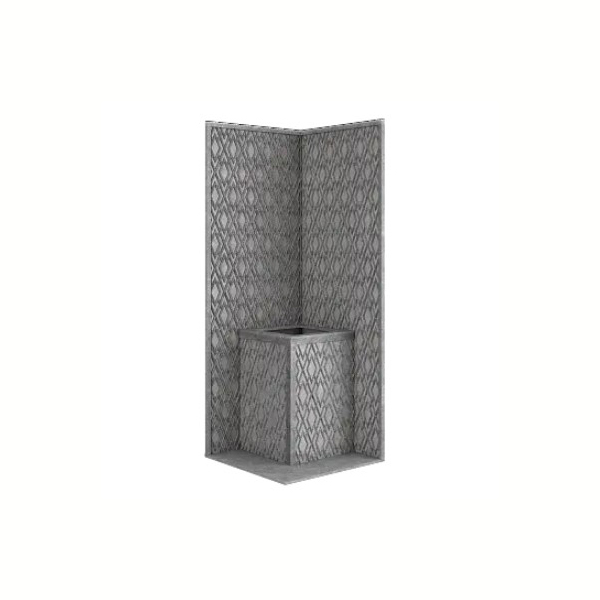 Стена из слэба талькомагнезита Talc Stone wall 49 с гравировкой. Фото № 1
