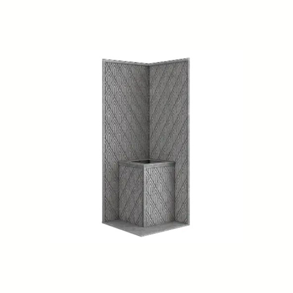 Стена из слэба талькомагнезита Talc Stone wall 44 с гравировкой. Фото № 1
