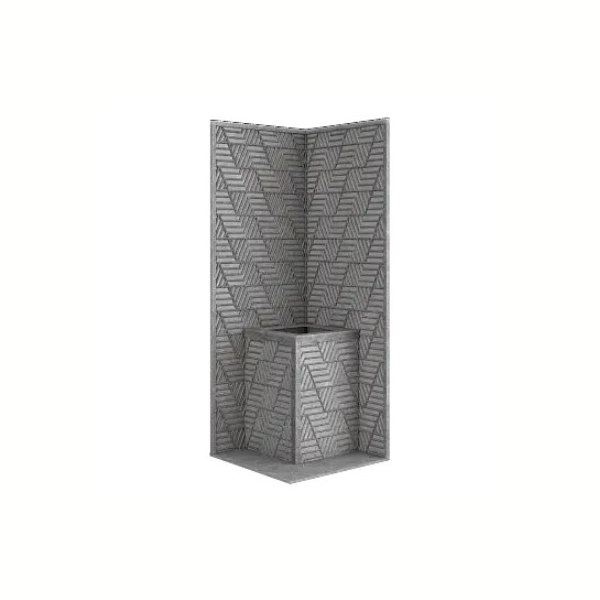 Стена из слэба талькомагнезита Talc Stone wall 42 с гравировкой. Фото № 1