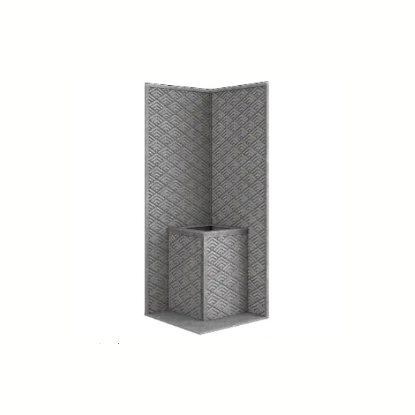 Стена из слэба талькомагнезита Talc Stone wall 35 с гравировкой. Фото № 1