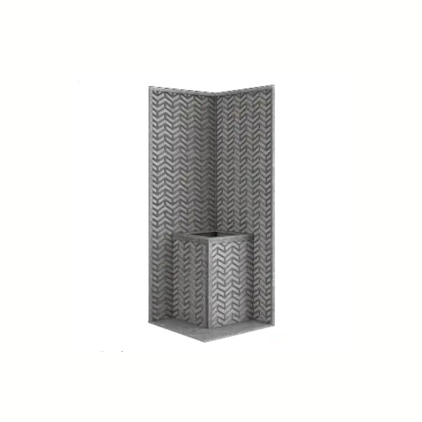 Стена из слэба талькомагнезита Talc Stone wall 34 с гравировкой. Фото № 1