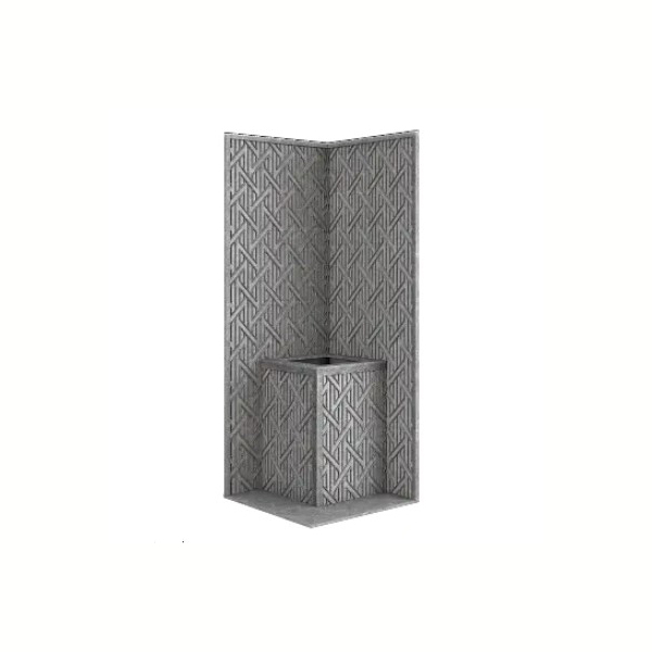 Стена из слэба талькомагнезита Talc Stone wall 32 с гравировкой. Фото № 1