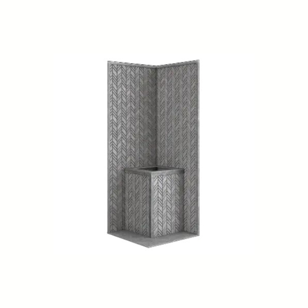Стена из слэба талькомагнезита Talc Stone wall 26 с гравировкой. Фото № 1