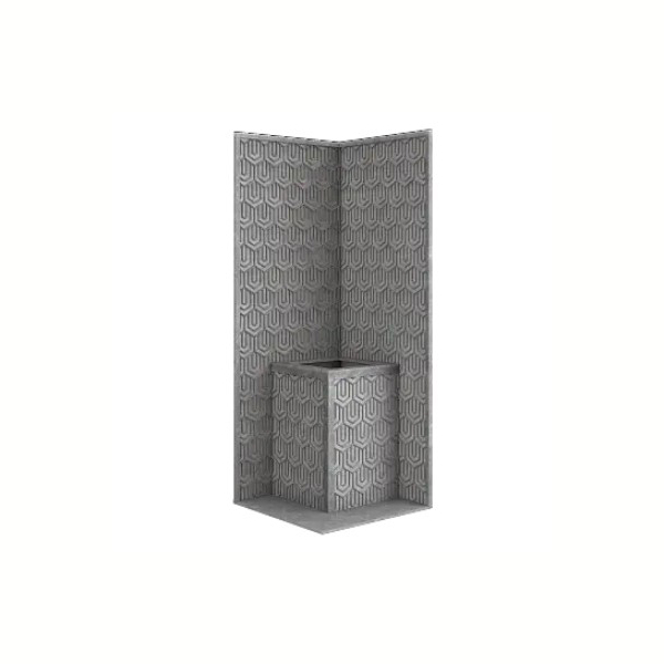 Стена из слэба талькомагнезита Talc Stone wall 24 с гравировкой. Фото № 1