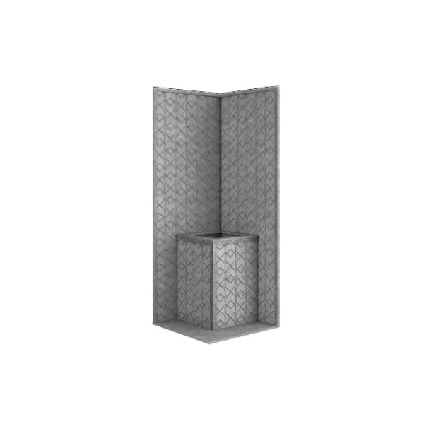 Стена из слэба талькомагнезита Talc Stone wall 23 с гравировкой. Фото № 1