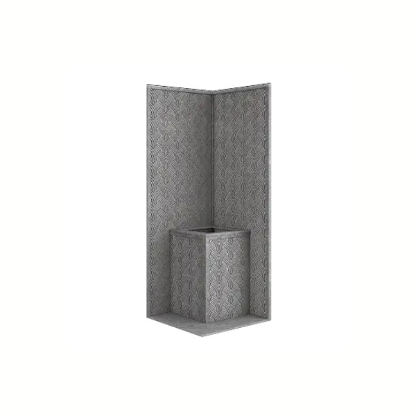 Стена из слэба талькомагнезита Talc Stone wall 17 с гравировкой. Фото № 1