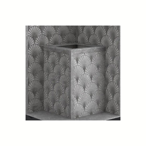 Стена из слэба талькомагнезита Talc Stone wall 16 с гравировкой. Фото № 3