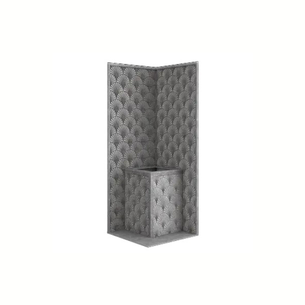 Стена из слэба талькомагнезита Talc Stone wall 16 с гравировкой. Фото № 1