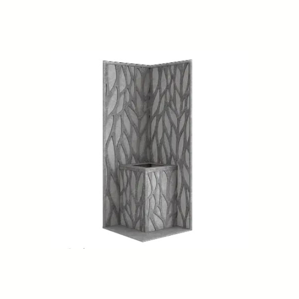Стена из слэба талькомагнезита Talc Stone wall 11 с гравировкой. Фото № 1