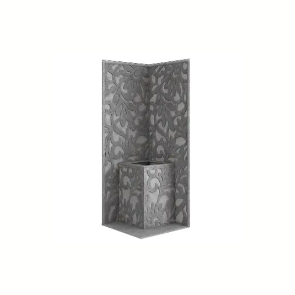 Стена из слэба талькомагнезита Talc Stone wall 10 с гравировкой. Фото № 1