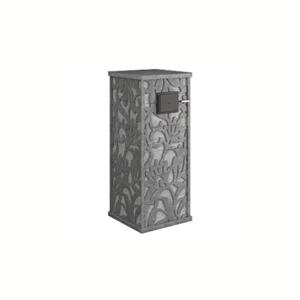 Стена из слэба талькомагнезита Talc Stone wall 10 с гравировкой. Фото № 2
