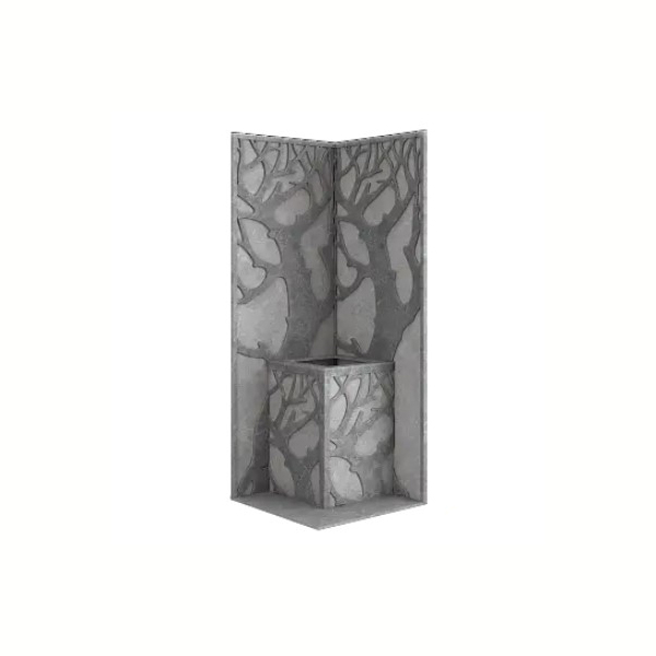 Стена из слэба талькомагнезита Talc Stone wall 09 с гравировкой. Фото № 1
