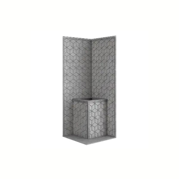 Стена из слэба талькомагнезита Talc Stone wall 05 с гравировкой. Фото № 1