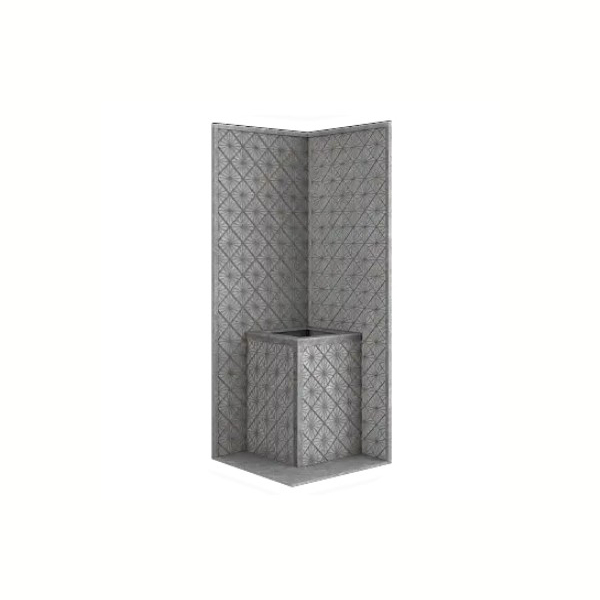 Стена из слэба талькомагнезита Talc Stone wall 01 с гравировкой. Фото № 1