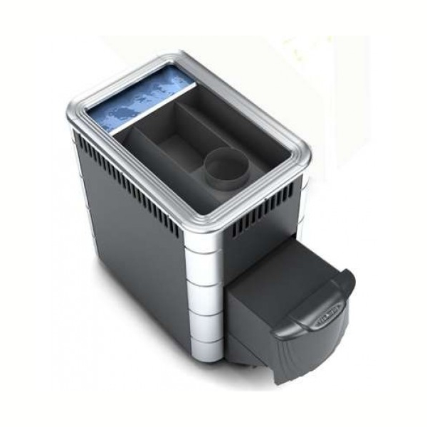 Дровяная печь TMF Компакт 12Б Антрацит. Бак 24 л.. Фото № 1