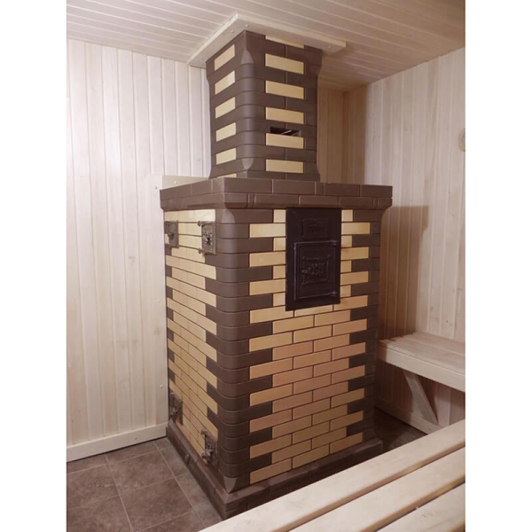 Печь для бани Тройка № 06Н из нержавеющей стали (12-18 м3). Фото № 7