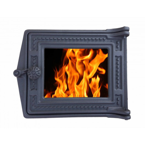 Дверца Тройка ДТ-3 250х290 со стеклом. Фото № 1
