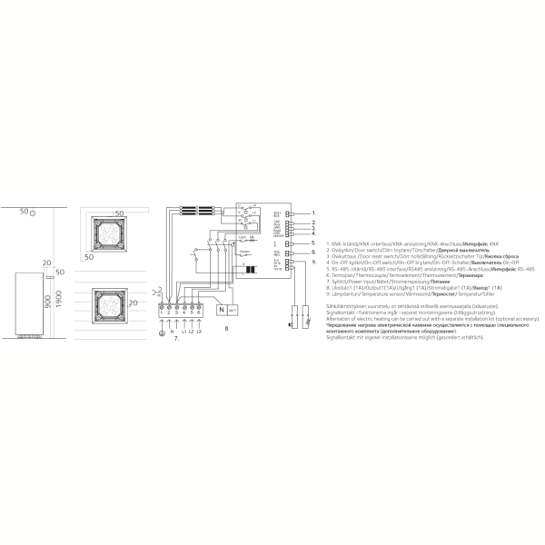 Электрическая печь Tulikivi Nuoska Graphite 9,0 kW Integrated. Фото № 2