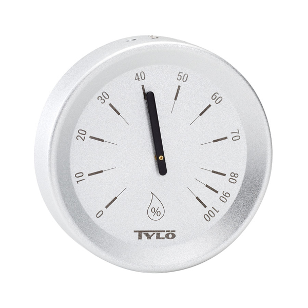 Набор аксессуаров Tylo Brilliant Silver (бадья, ковш, песочные часы, термометр, гигрометр). Фото № 3