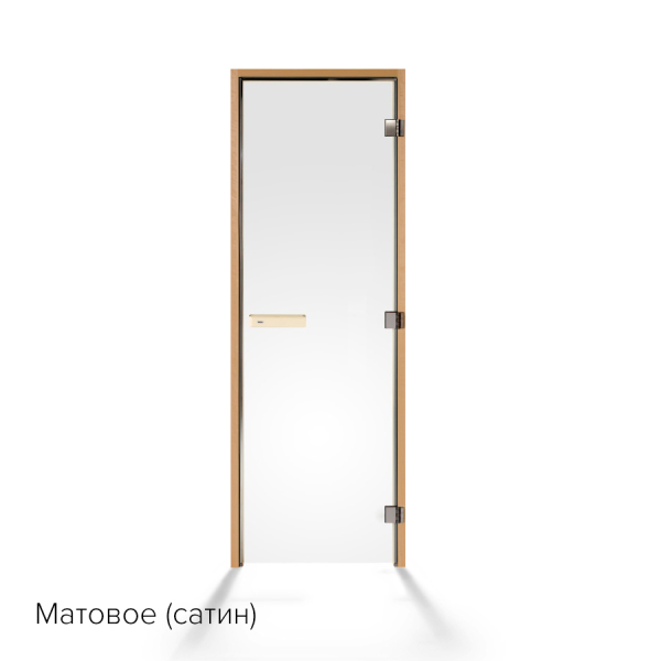Дверь для сауны Tylo Harmony из осины с матовым стеклом. Фото № 1