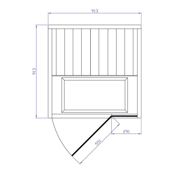 Инфракрасная сауна Tylo Tylosand INFRA CABIN T810H BLACK. Фото № 2
