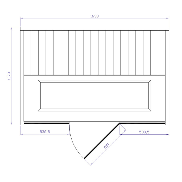 Инфракрасная сауна Tylo Tylosand INFRA CABIN T825H BLACK. Фото № 8